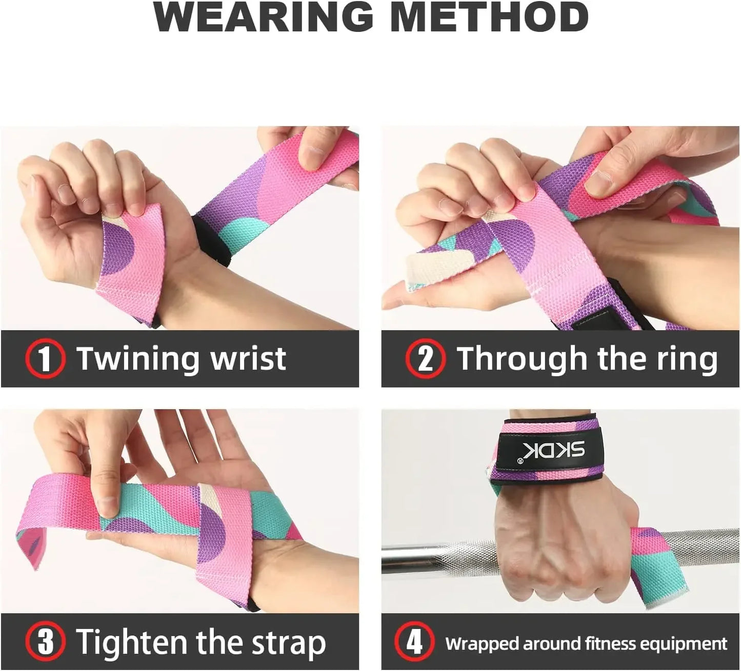 Wrist Wraps for Weightlifting – Strong Wrist Support Straps