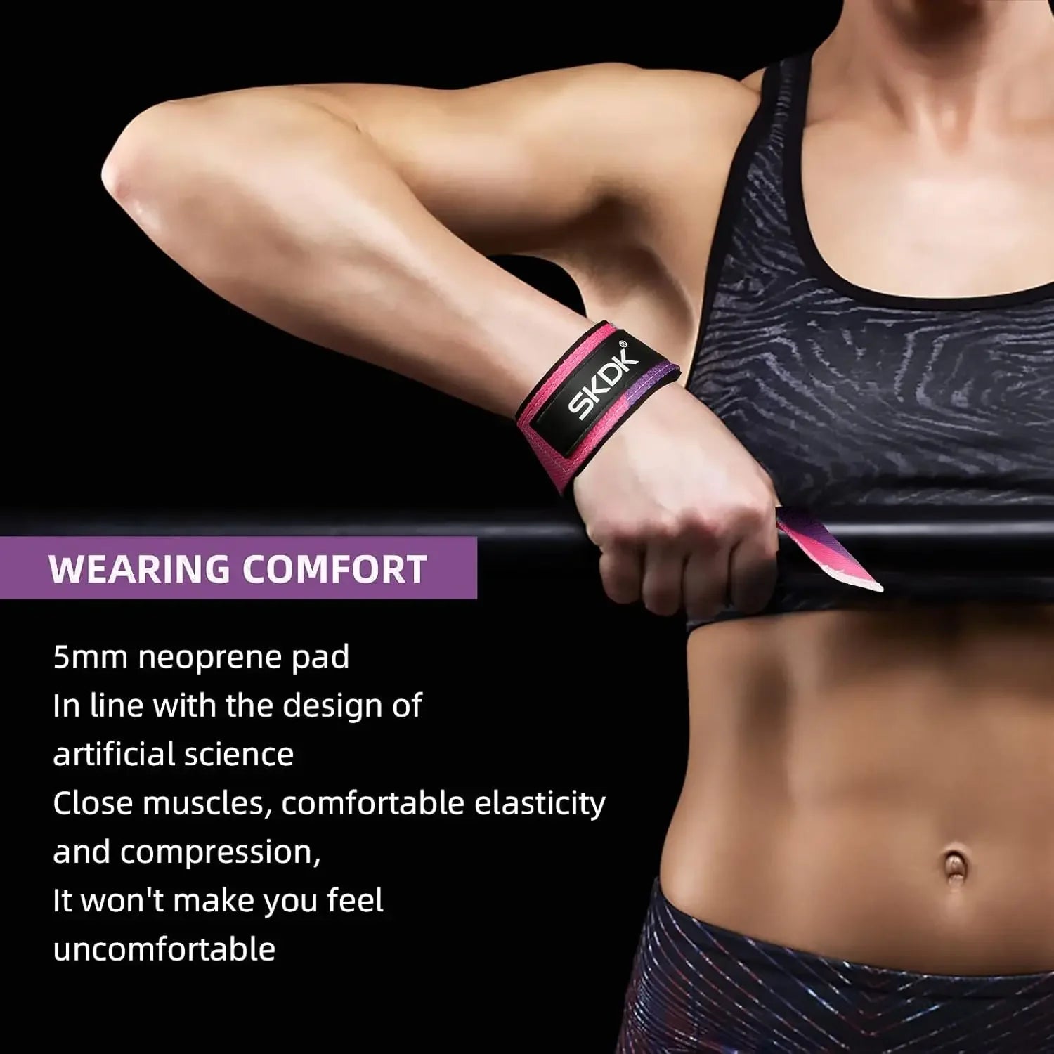 Wrist Wraps for Weightlifting – Strong Wrist Support Straps