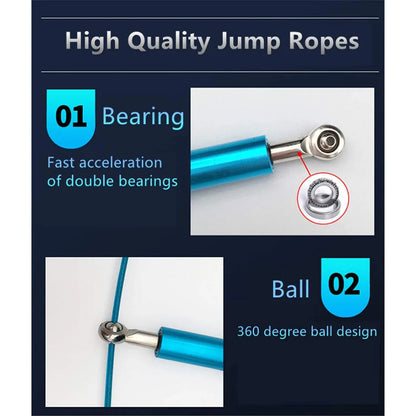 Men Women Kids Skipping Rope Adjustable